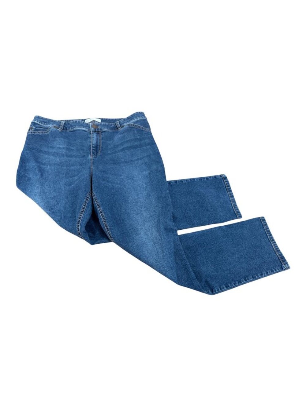 J Jill Slim Leg Jeans Tried True Fit 12P Stretch 12 Petite High Rise Denim Blue